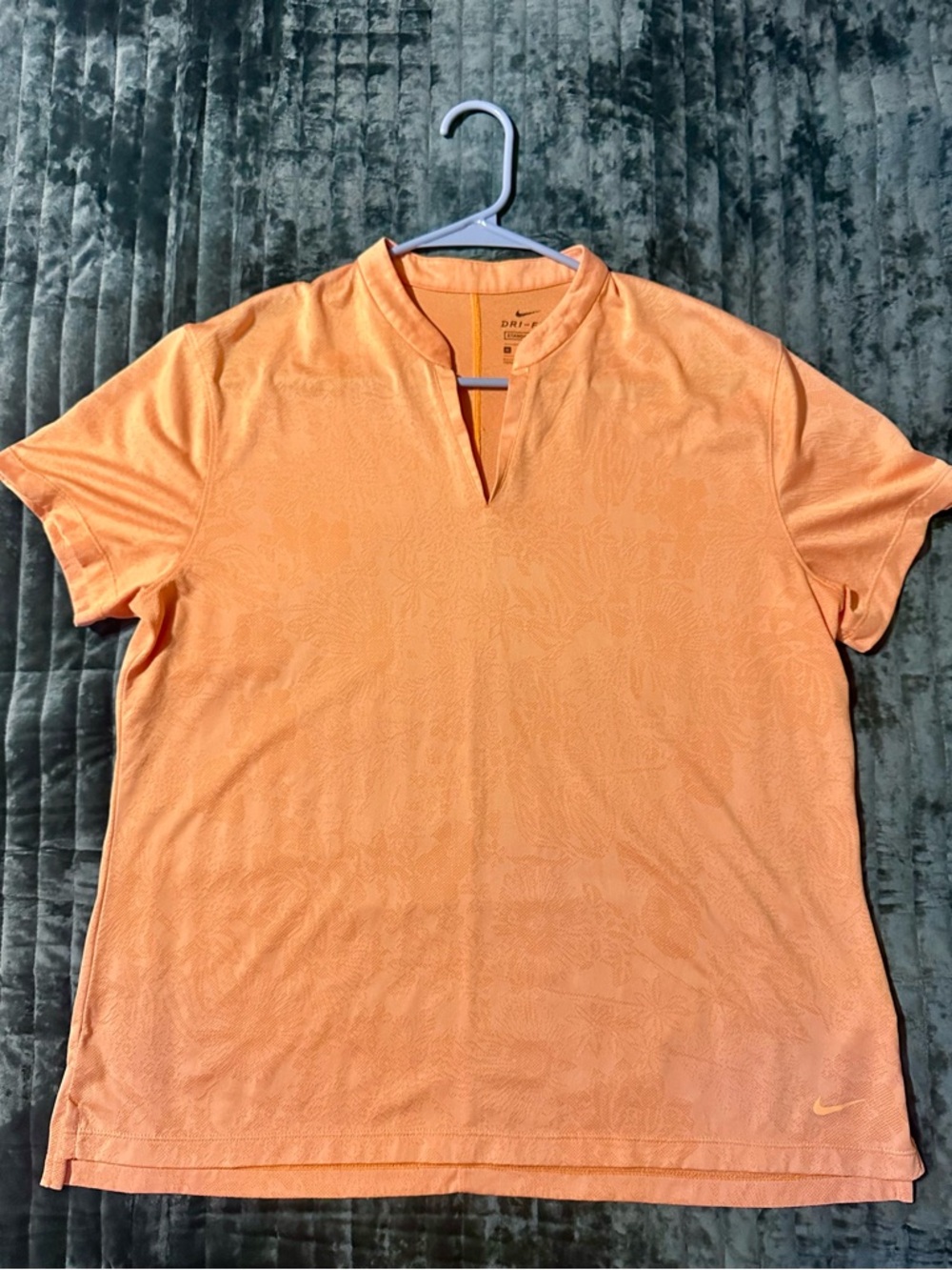 Nike Orange Split V Women's Polo